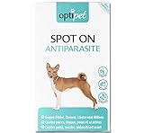 OptiPet Spot On 6x1,5ml Pipetten für Hunde, Hochwirksam bis zu 24 Wochen gegen...
