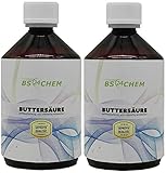 BS24CHEM ® (2x500ml.) Buttersäure  99,5% für viele Anwendungen geeignet....
